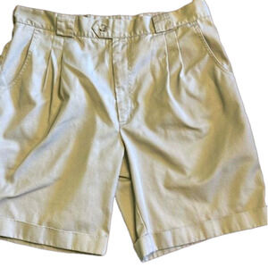 Tilley  khaki cargo shorts with zip/button/velcro close and big pockets